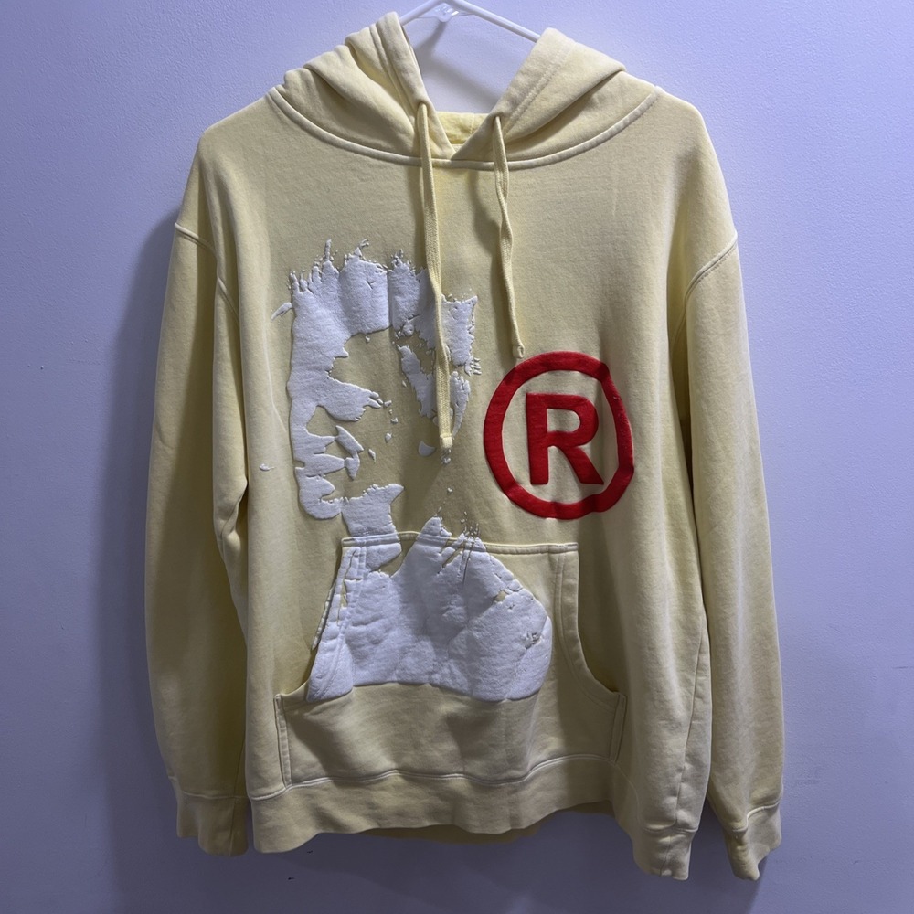 Joy Divizn Fight Club Tyler Durden Yellow  Sz M Hoodie